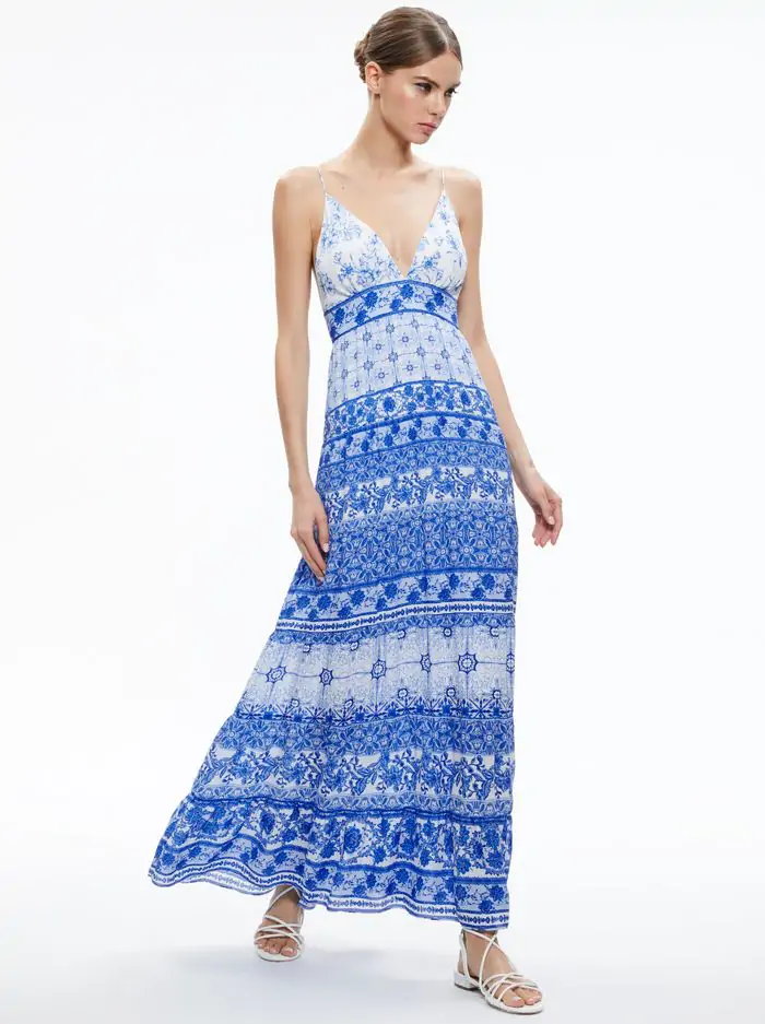 KAROLINA TIE BACK MAXI DRESS